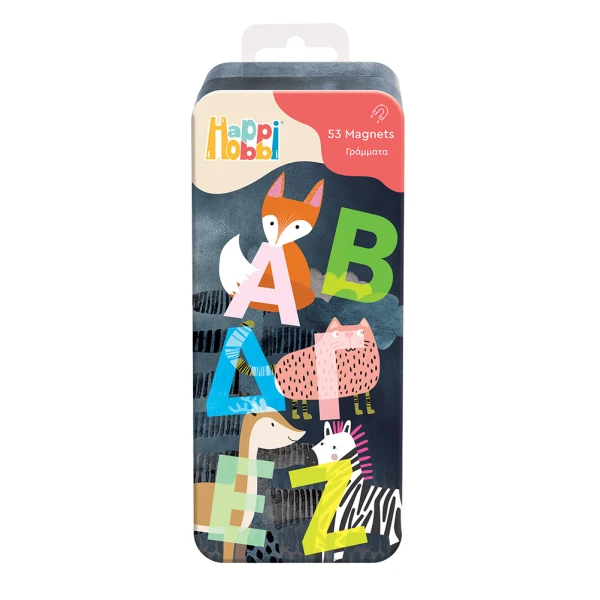 HAPPIHOBBI MAGNET TIN ΓΡΑΜΜΑΤΑ ΚΑΙ ΑΡΙΘΜΟΙ ΕΚΠΑΙΔΕΥΤΙΚΟΙ ΧΑΡΤΙΝΟΙ ΜΑΓΝΗΤΕΣ ΓΙΑ 3+ ΧΡΟΝΩΝ - 2 ΣΧΕΔΙΑ