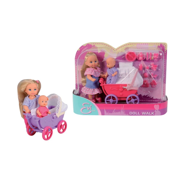 ΚΑΡΟΤΣΙ ΓΙΑ ΚΟΥΚΛΙΤΣΕΣ EL DOLL WALK - ΣΕ 2 ΧΡΩΜΑΤΑ