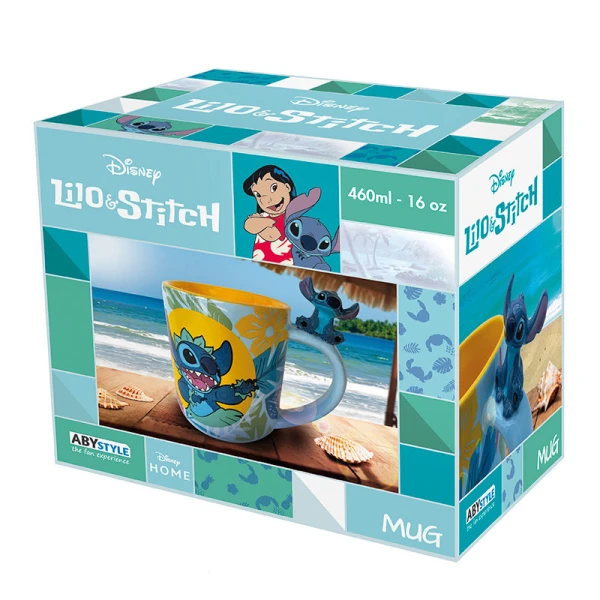ABYSSE LILO & STITCH ΚΟΥΠΑ HAWAIIAN STITCH ME 3D ΛΑΒΗ