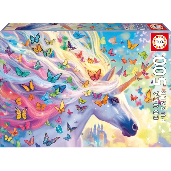 EDUCA PUZZLE 500 pcs RAINBOW UNICORN