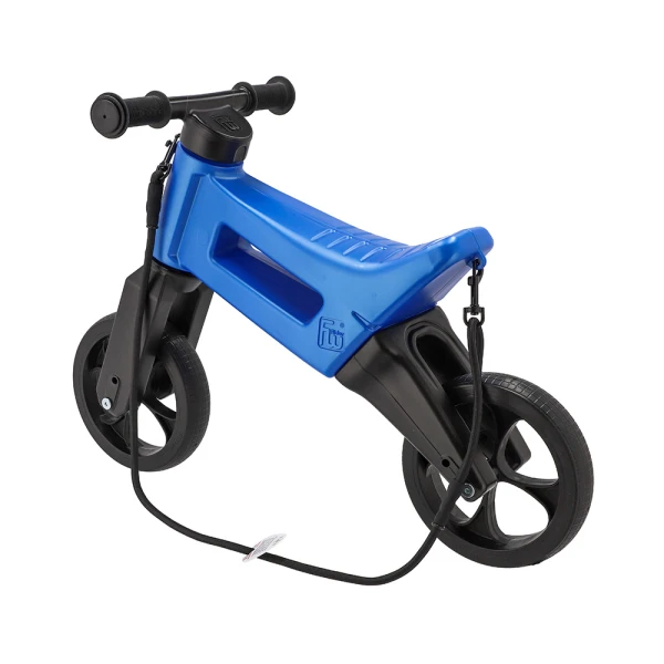FW RIDER SUPERSPORT BALANCE BIKE 2 IN 1 METALLIC BLUE