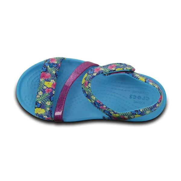 CROCS LINA SANDAL K ELECTRIC BLUE