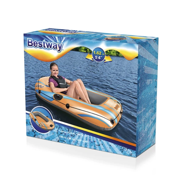 BESTWAY 1 PERSON BOAT 162X96 cm KONDOR ELITE 1000