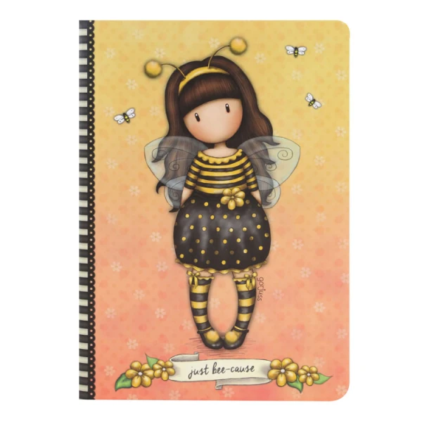 GORJUSS SANTORO NOTEBOOK Α5 BEE LOVED