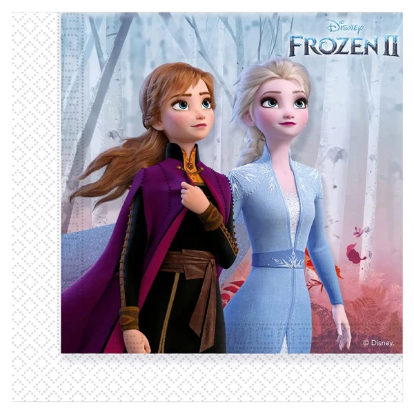 2ply NAPKINS 33X33 cm 20 pcs FROZEN II