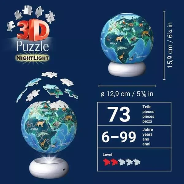 RAVENSBURGER 3D ΠΑΖΛ NIGHTLIGHT ΥΔΡΟΓΕΙΟΣ