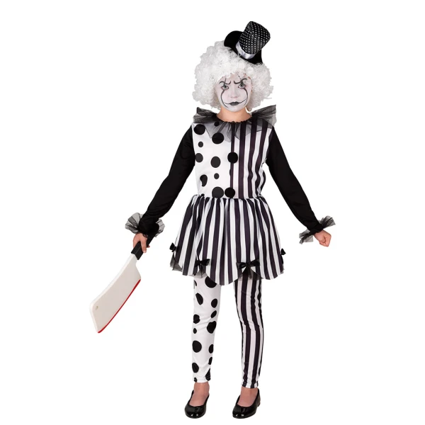CARNIVAL COSTUME GIRL MEAN PIERROT