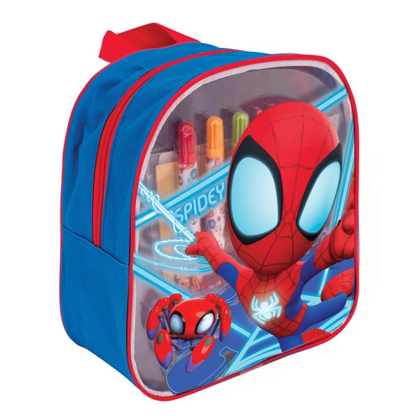 DRAWING SET IN BACKPACK MARVEL SPIDEY AND HIS AMAZING FRIENDS FOR AGES 3+