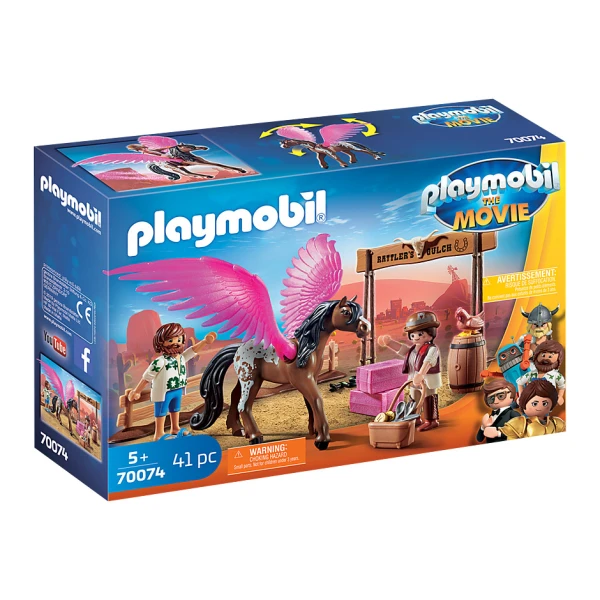 PLAYMOBIL THE MOVIE MARLA AND DEL TO FAR WEST