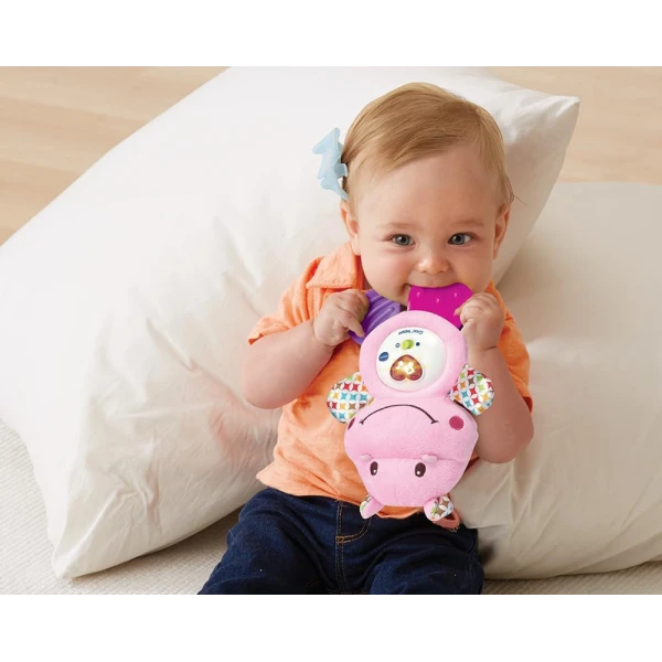 V-TECH PINK MUSICAL TEETHING HIPPO