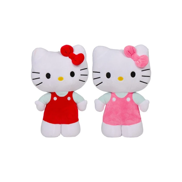 PLUSH 30 cm STANDING HELLO KITTY - 2 COLOURS