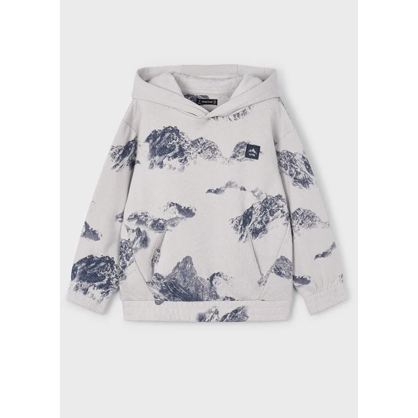 MAYORAL SWEATSHIRT PRINTED GREY SILVER