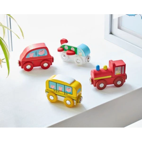 PEPPA PIG ΞΥΛΙΝΑ ΟΧΗΜΑΤΑΚΙΑ