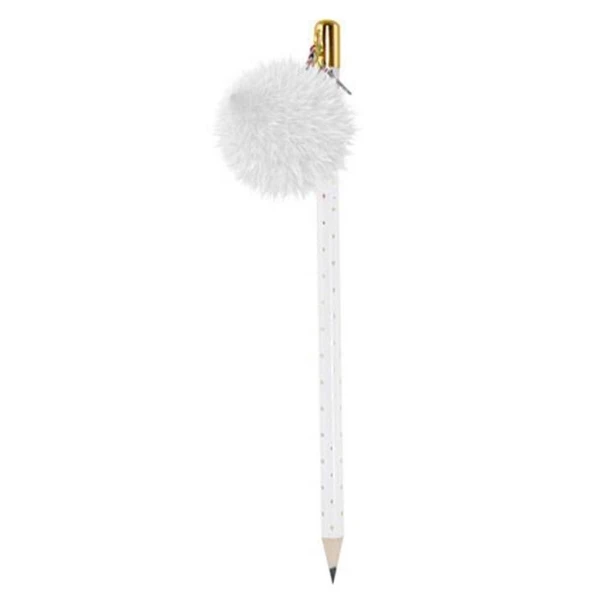 TESORO PENCIL HB2 WITH POM POM - 3 COLOURS