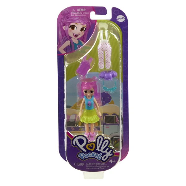 POLLY POCKET NEW DOLL WITH FASHION MINI PACK AZURE BLOUSE