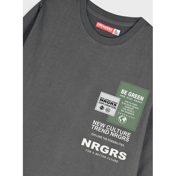 ENERGIERS BLOUSE BOY CHARCOAL