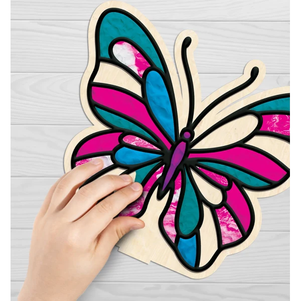 SPLAT PLANET MESS-FREE PAINT KIT WITH CLAY BUTTERFLIES