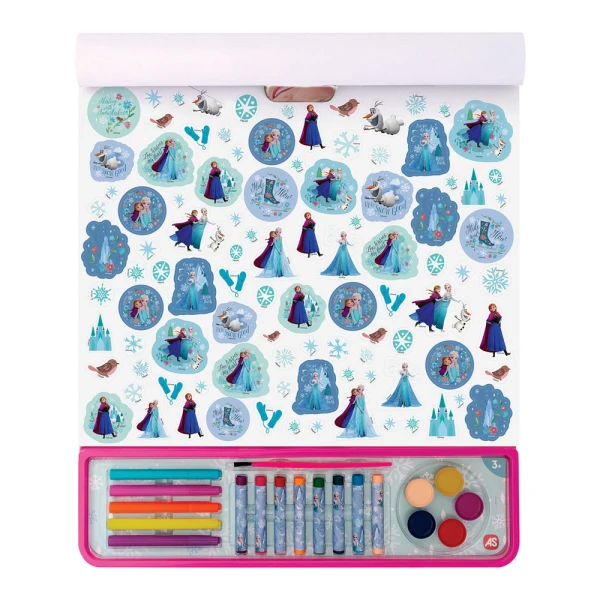 GIGA BLOCK DRAWING SET DISNEY FROZEN 5 IN 1 ICY ADVENTURE FOR AGES 3+