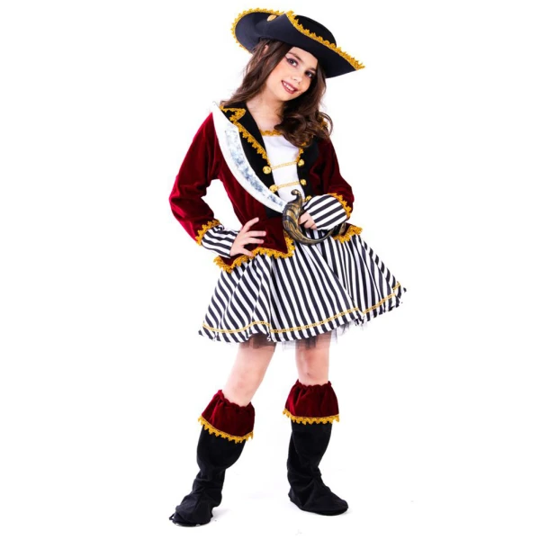 CARNIVAL COSTUME PIRATE GIRL OF RED SEA