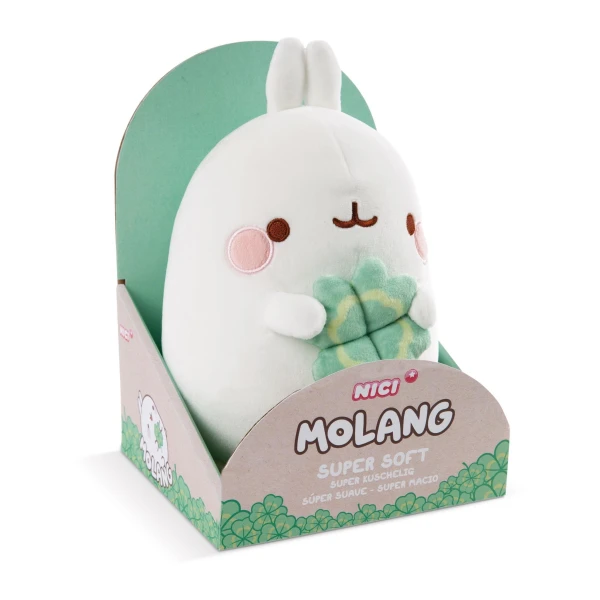 NICI MOLANG PLUSH 16 cm WITH CLOVER LEAF IN BOX