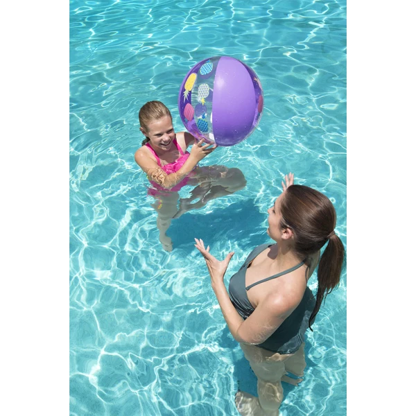 BESTWAY INFLATABLE BEACH BALL 51 cm PURPLE