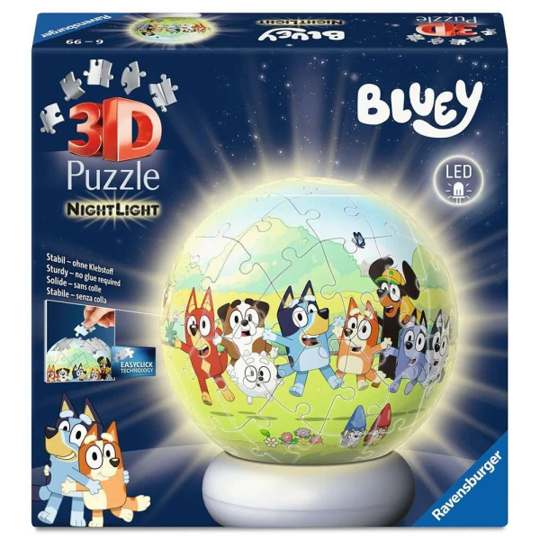 RAVENSBURGER 3D NIGHTLIGHT BLUEY