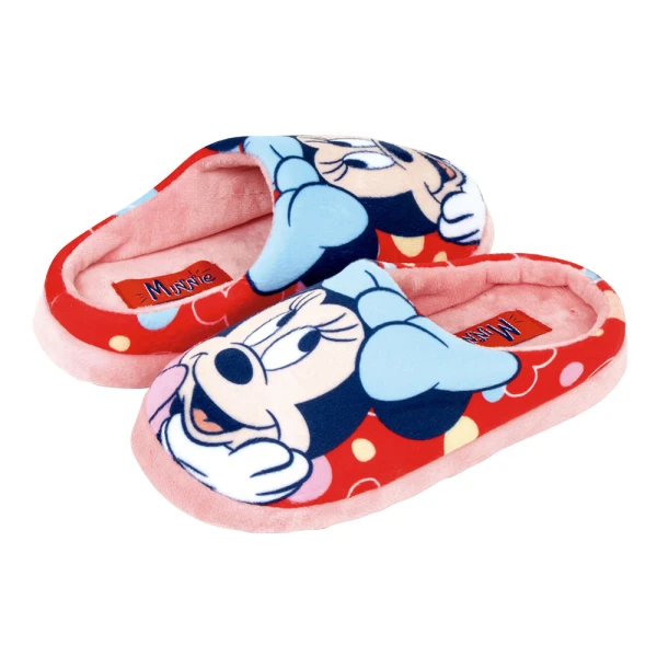 KIDS SLIPPERS MINNIE RED