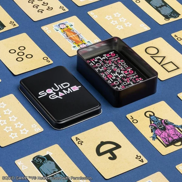 PALADONE SQUID GAME PLAYING CARDS IN A TIN