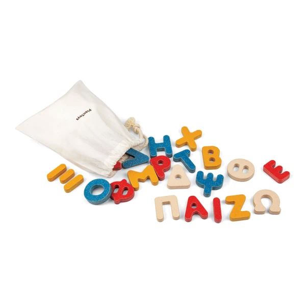 ΞΥΛΙΝΟ ΠΑΙΧΝΙΔΙ PLAN TOYS ΠΑΙΧΝΙΔΙ ME THN ΑΛΦΑΒΗΤΑ ΣΤΑ ΕΛΛΗΝΙΚΑ