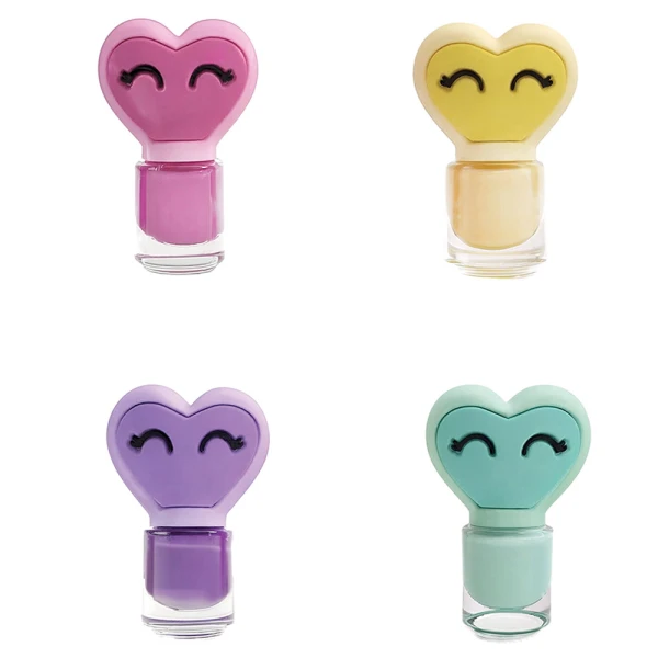 HAPPIHOBBI NAIL POLISH SPARKLE LOVE - 4 COLORS