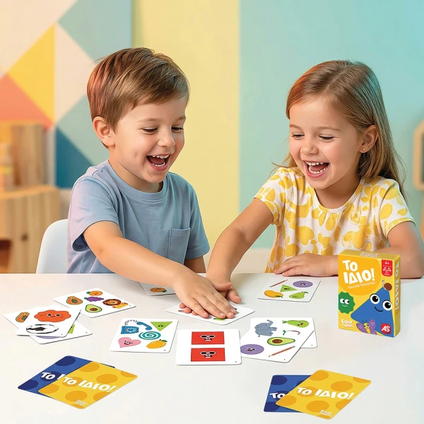 AS GAMES ΠΑΙΧΝΙΔΙΑ ΜΕ ΚΑΡΤΕΣ KIDDY CARDS ΓΙΑ 18+ ΜΗΝΩΝ - 4 ΣΧΕΔΙΑ