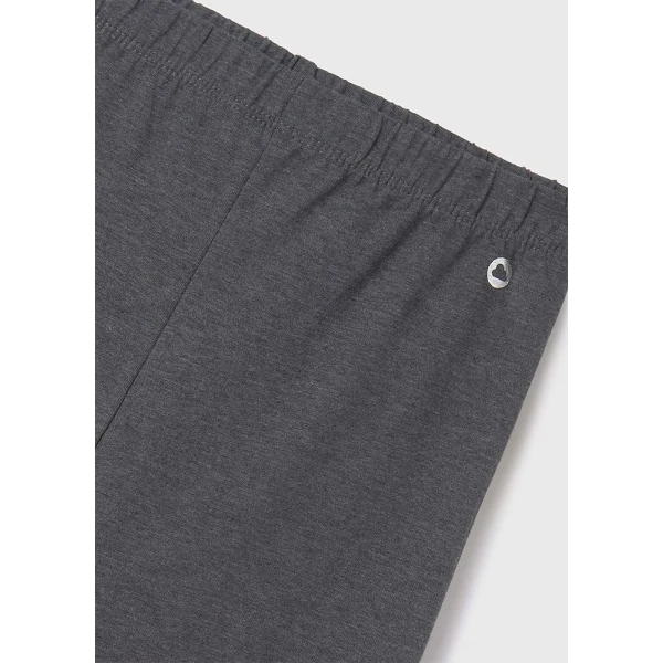 MAYORAL LEGGINGS COTTON ELASTIC BASIC GREY INTENSE