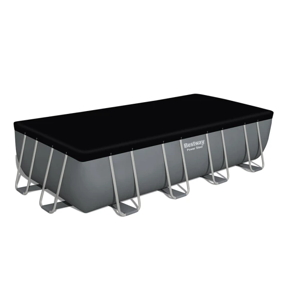 BESTWAY RECTANGULAR POOL SET 549X274X122 cm STEEL PRO MAX
