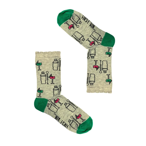BOXT SOCKS WOMEN SOCKS Νο 37-42 GIN SOCKTAILS