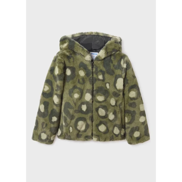 MAYORAL COAT FUR GREEN