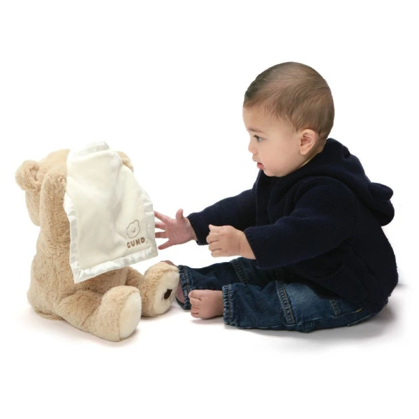 PLUSH TEDDY BEAR PEEK A BOO