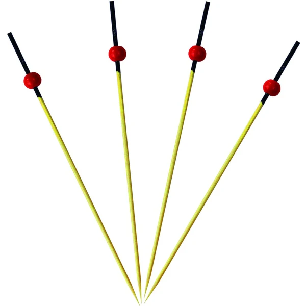 DECORATED TOOTHPICKS 24 pcs RED BALLS