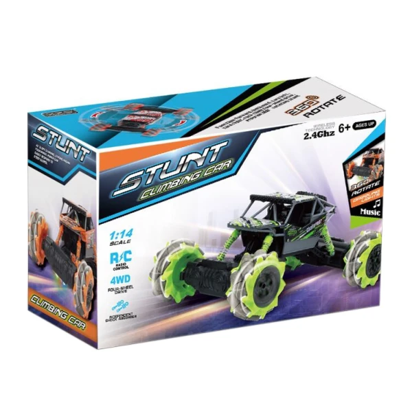 REMOTE CONTROLLED STUNT VEHICLE WITH USB - ORANGE