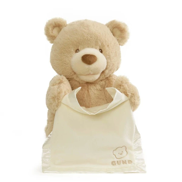 PLUSH TEDDY BEAR PEEK A BOO