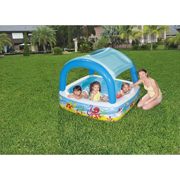 BESTWAY CANOPY PLAY POOL 140X140X114 cm 