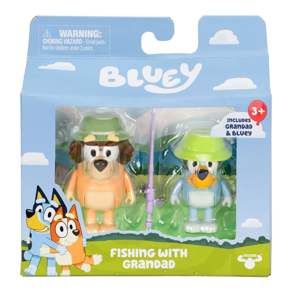 BLUEY SET 2 FIGURES - 3 DESIGNS