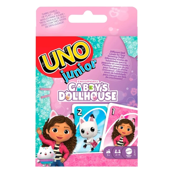 ΕΠΙΤΡΑΠΕΖΙΟ ΚΑΡΤΩΝ UNO JUNIOR - GABBY\'S DOLLHOUSE
