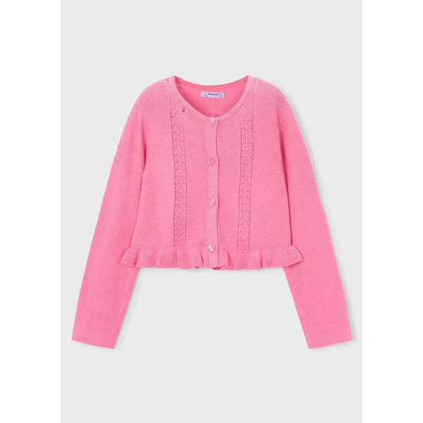 MAYORAL CARDIGAN KNITTED GERANIUM 