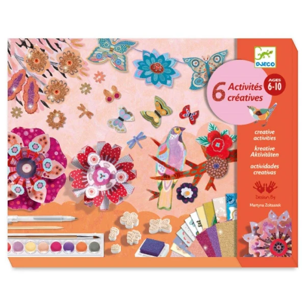 DJECO CREATIVE ACTIVITIES - FLOWER GARDEN