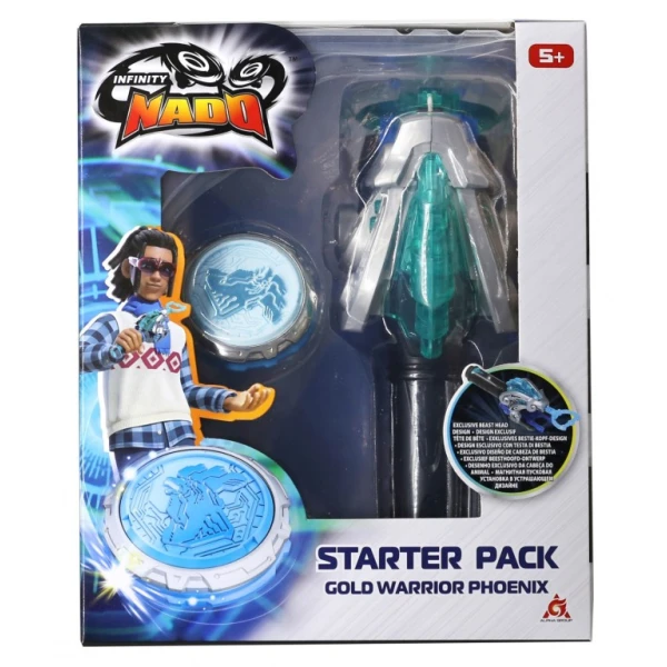 INFINITY NADO SERIES 6 STARTER PACK - GOLD WARRIOR PHOENIX