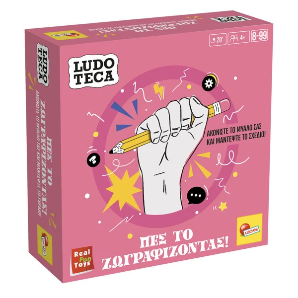 LISCIANI  BOARD CARDS GAME LODUTECA POCKET SAY IT BY DRAWING