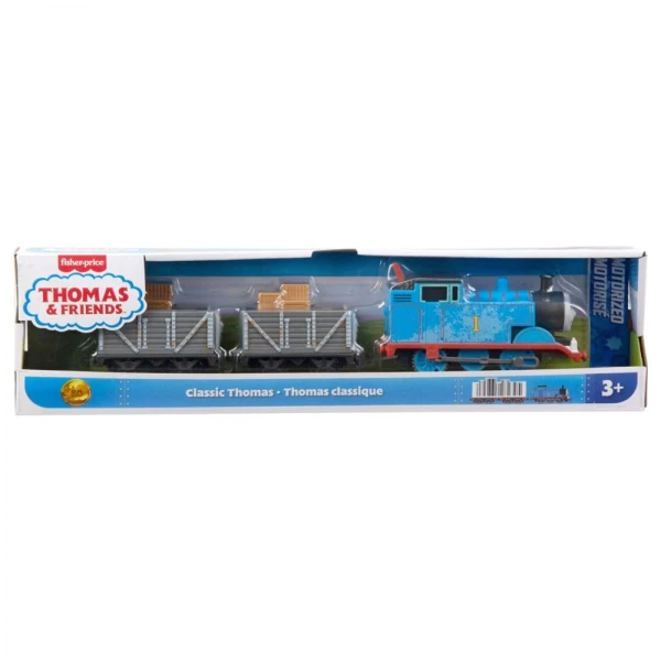 THOMAS THE TRAIN - MOTORIZED TRAIN WITH 2 WAGONS - CLASSIC THOMAS