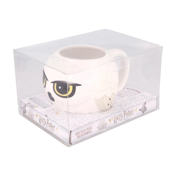 CERAMIC MUG 355ml HARRY POTTER DOLOMITE 3D HEDWIG IN GIFT BOX