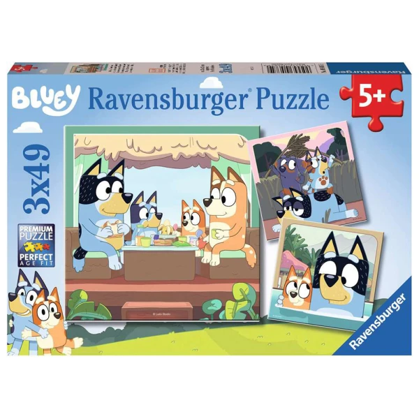 RAVENSBURGER ΠΑΖΛ 3X49 τεμ. BLUEY
