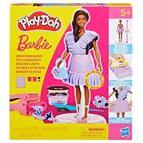 PLAY-DOH BARBIE FASHIONISTA RUFFLES